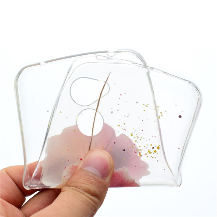Pattern Printing Flexible TPU Gel Cover for Huawei Honor 6A / Honor 5C pro - Beautiful Flower-4