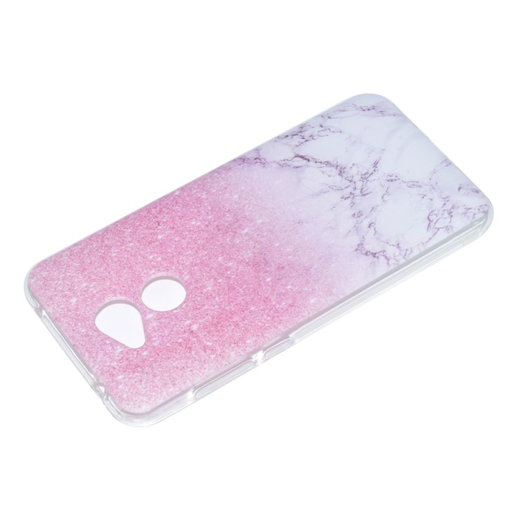 For Huawei Honor 6A / Honor 5C pro Pattern Printing Soft TPU Mobile Shell - Sequin Marble Grain-3