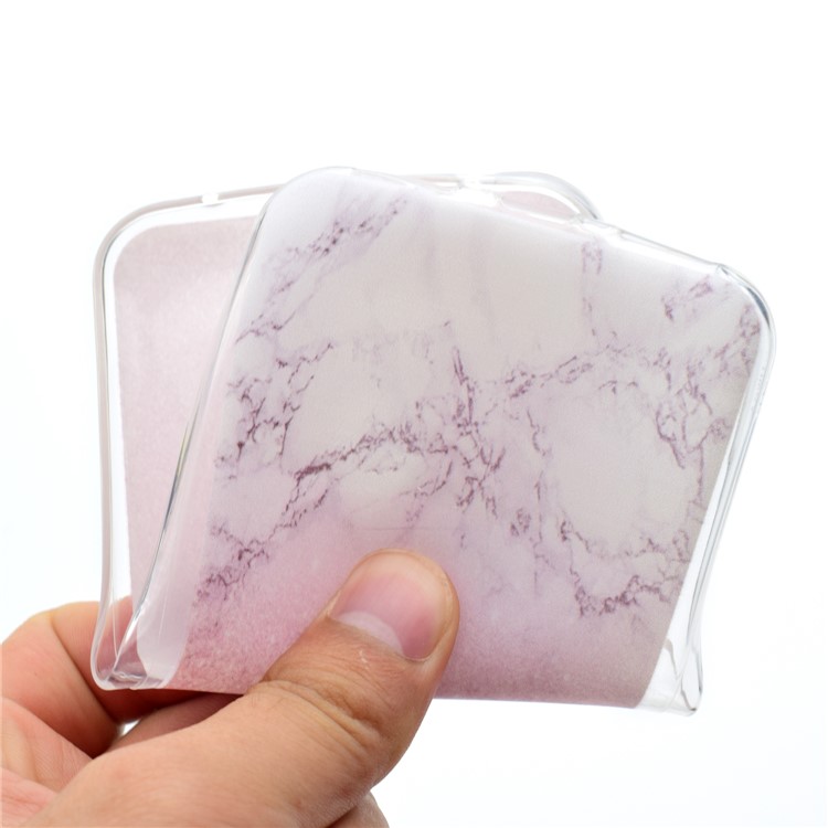 For Huawei Honor 6A / Honor 5C pro Pattern Printing Soft TPU Mobile Shell - Sequin Marble Grain-4