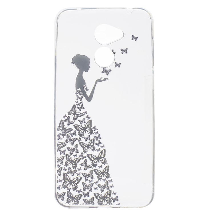 Pattern Printing Soft TPU Mobile Casing for Huawei Honor 6A / Honor 5C pro - Butterfly Lady-5
