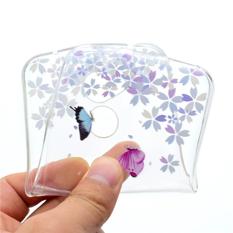 For Huawei Honor 6A / Honor 5C pro Pattern Printing Soft TPU Protective Cover - Beautiful Butterflies-4