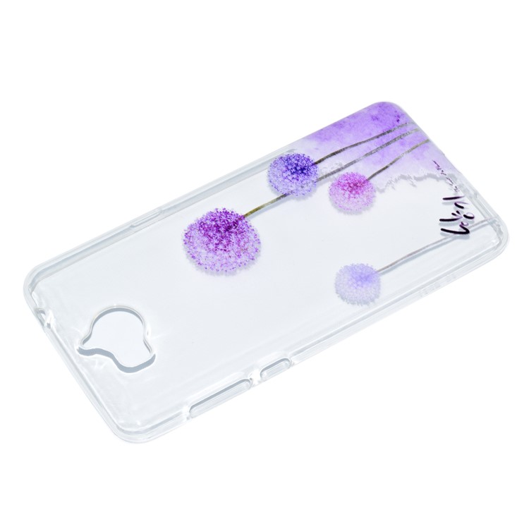 Pattern Printing TPU Gel Case for Huawei Y5 (2017) / Y6 (2017) - Dandelion Pattern-4