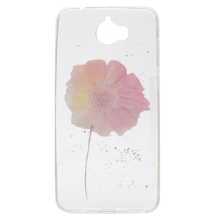 Pattern Printing TPU Cover Shell for Huawei Y5 (2017) / Y6 (2017) - Vivid Flower-2
