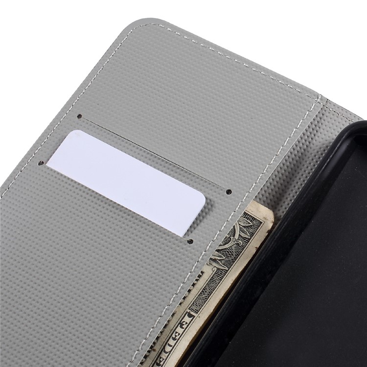 Printing Pattern Wallet Leather Stand Phone Cover for Huawei Honor 9 - Eiffel Tower-11