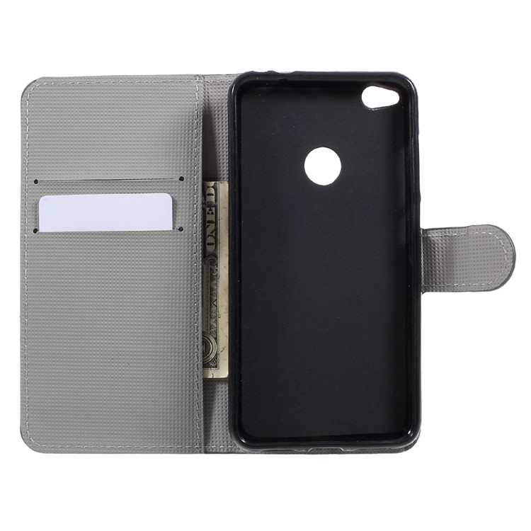 Pattern Printing Wallet Leather Stand Phone Case for Huawei P8 Lite (2017) / Honor 8 Lite - Skulls-6