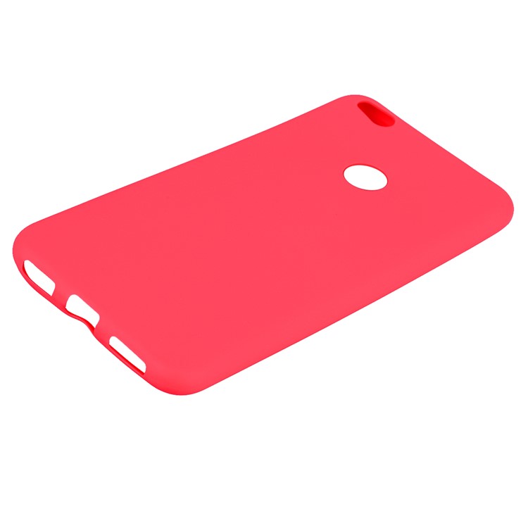 Matte Anti-fingerprint TPU Mobile Phone Casing for Huawei P8 Lite (2017) / Honor 8 Lite - Red-3