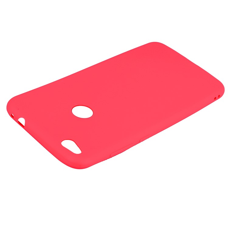 Matte Anti-fingerprint TPU Mobile Phone Casing for Huawei P8 Lite (2017) / Honor 8 Lite - Red-4