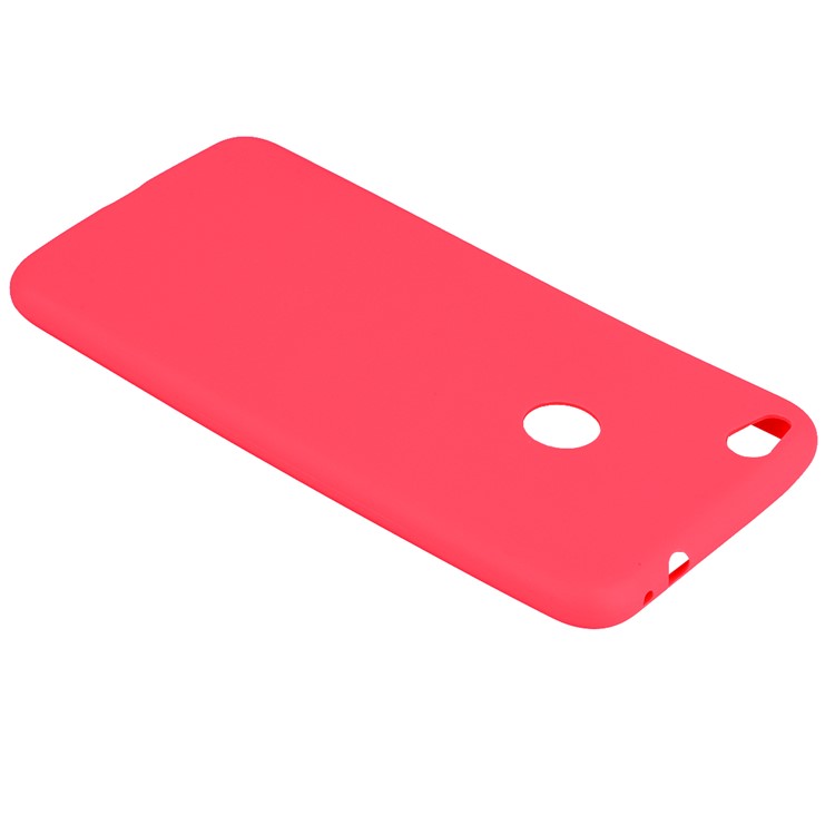 Matte Anti-fingerprint TPU Mobile Phone Casing for Huawei P8 Lite (2017) / Honor 8 Lite - Red-5