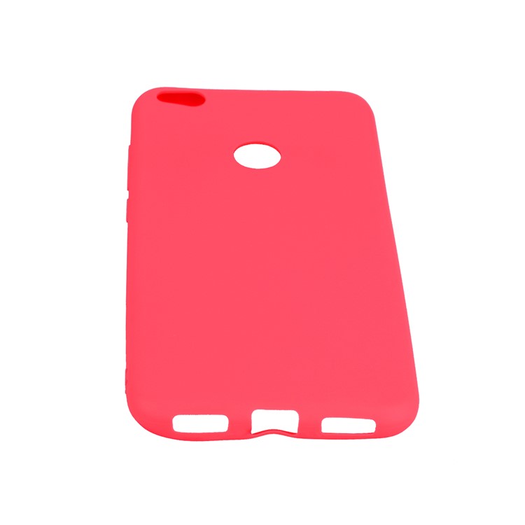 Matte Anti-fingerprint TPU Mobile Phone Casing for Huawei P8 Lite (2017) / Honor 8 Lite - Red-6