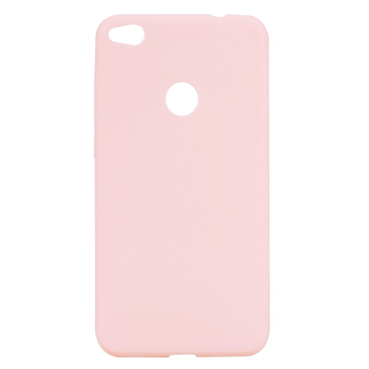 Matte Anti-fingerprint TPU Mobile Phone Cover for Huawei P8 Lite (2017) / Honor 8 Lite - Pink-2