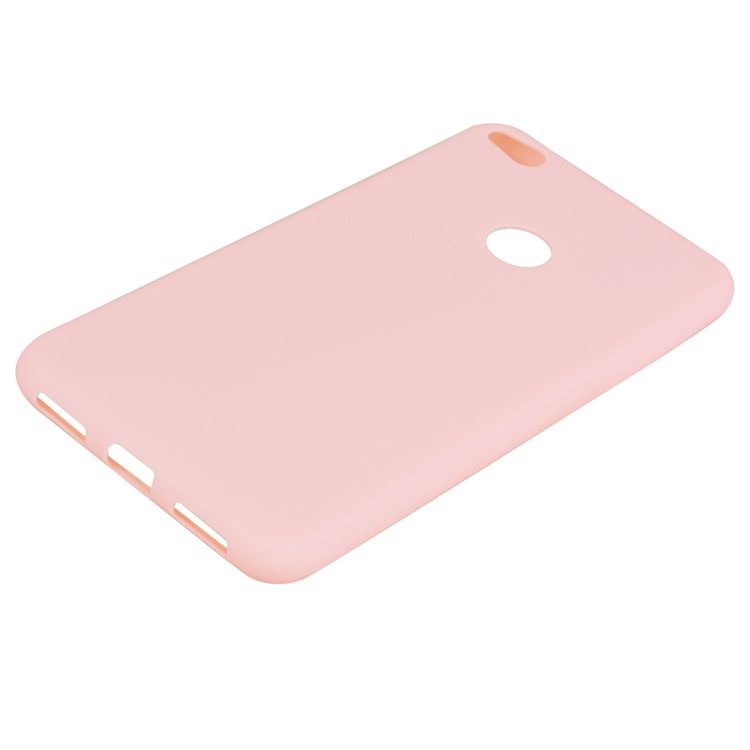 Matte Anti-fingerprint TPU Mobile Phone Cover for Huawei P8 Lite (2017) / Honor 8 Lite - Pink-3
