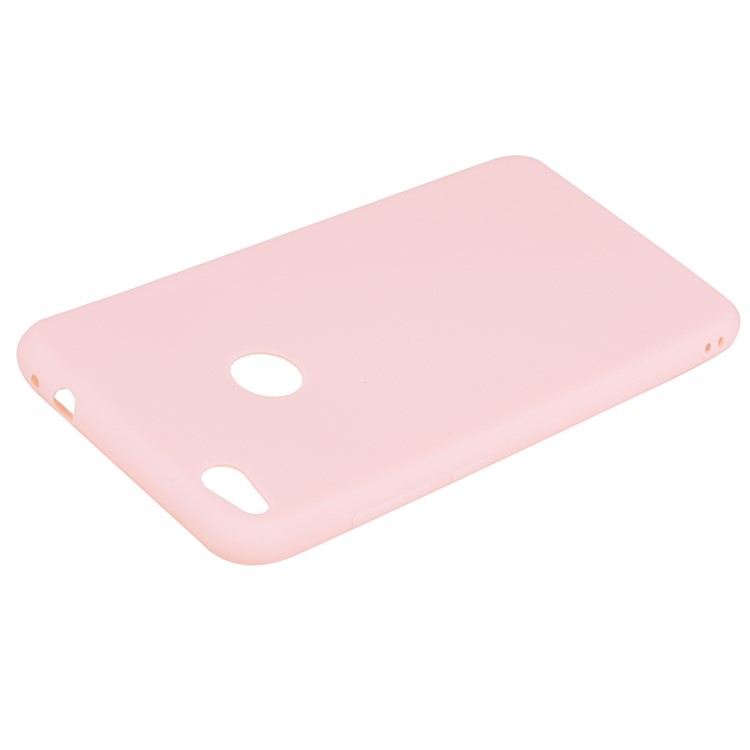 Matte Anti-fingerprint TPU Mobile Phone Cover for Huawei P8 Lite (2017) / Honor 8 Lite - Pink-4