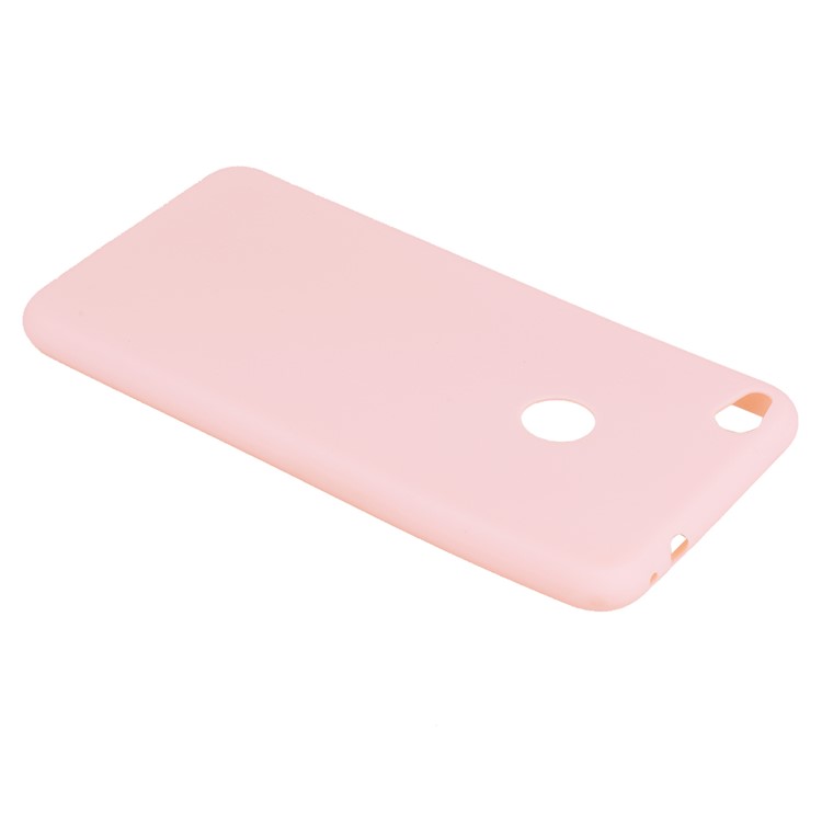 Matte Anti-fingerprint TPU Mobile Phone Cover for Huawei P8 Lite (2017) / Honor 8 Lite - Pink-5