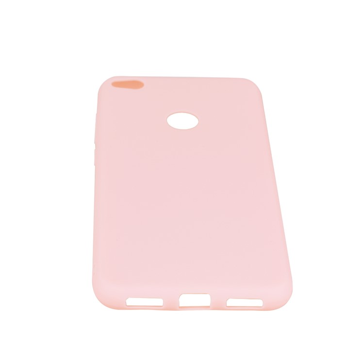 Matte Anti-fingerprint TPU Mobile Phone Cover for Huawei P8 Lite (2017) / Honor 8 Lite - Pink-6