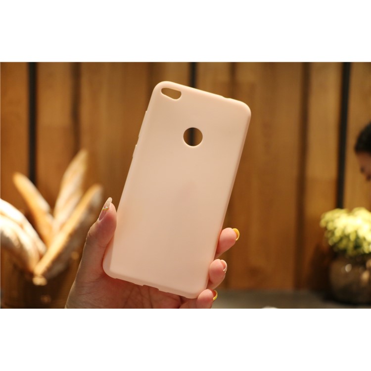 Matte Anti-fingerprint TPU Mobile Phone Cover for Huawei P8 Lite (2017) / Honor 8 Lite - Pink-8