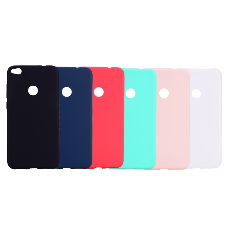 Matte Anti-fingerprint TPU Mobile Phone Cover for Huawei P8 Lite (2017) / Honor 8 Lite - Pink-9