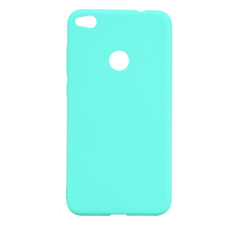 Matte Anti-fingerprint TPU Mobile Phone Casing Shell for Huawei P8 Lite (2017) / Honor 8 Lite - Cyan-2