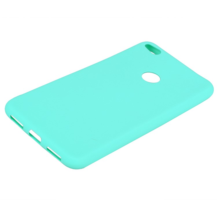Matte Anti-fingerprint TPU Mobile Phone Casing Shell for Huawei P8 Lite (2017) / Honor 8 Lite - Cyan-3