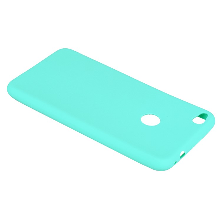 Matte Anti-fingerprint TPU Mobile Phone Casing Shell for Huawei P8 Lite (2017) / Honor 8 Lite - Cyan-5