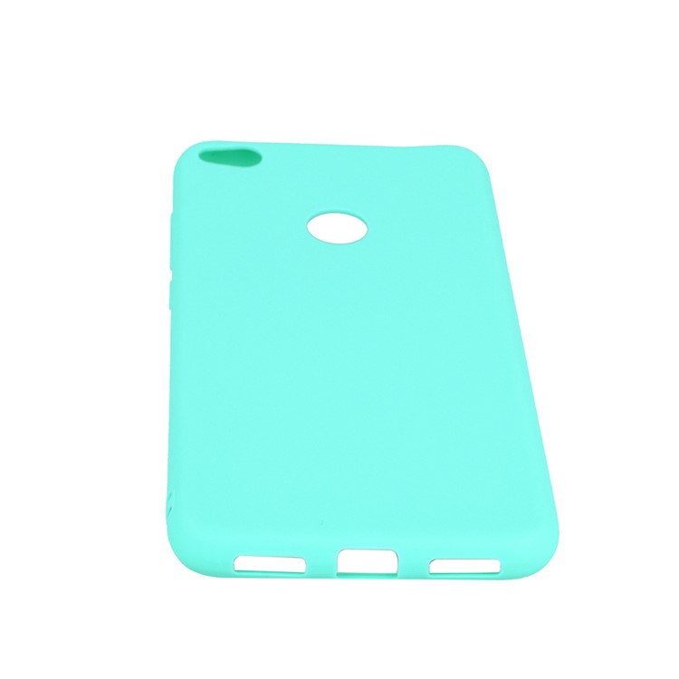 Matte Anti-fingerprint TPU Mobile Phone Casing Shell for Huawei P8 Lite (2017) / Honor 8 Lite - Cyan-6