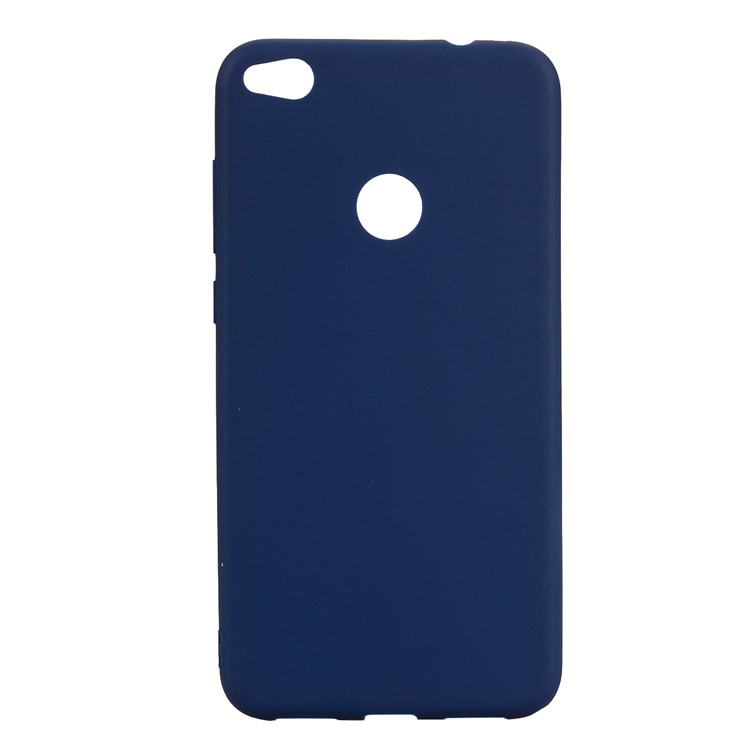 Matte Anti-fingerprint TPU Mobile Protection Shell for Huawei P8 Lite (2017) / Honor 8 Lite - Dark Blue-2