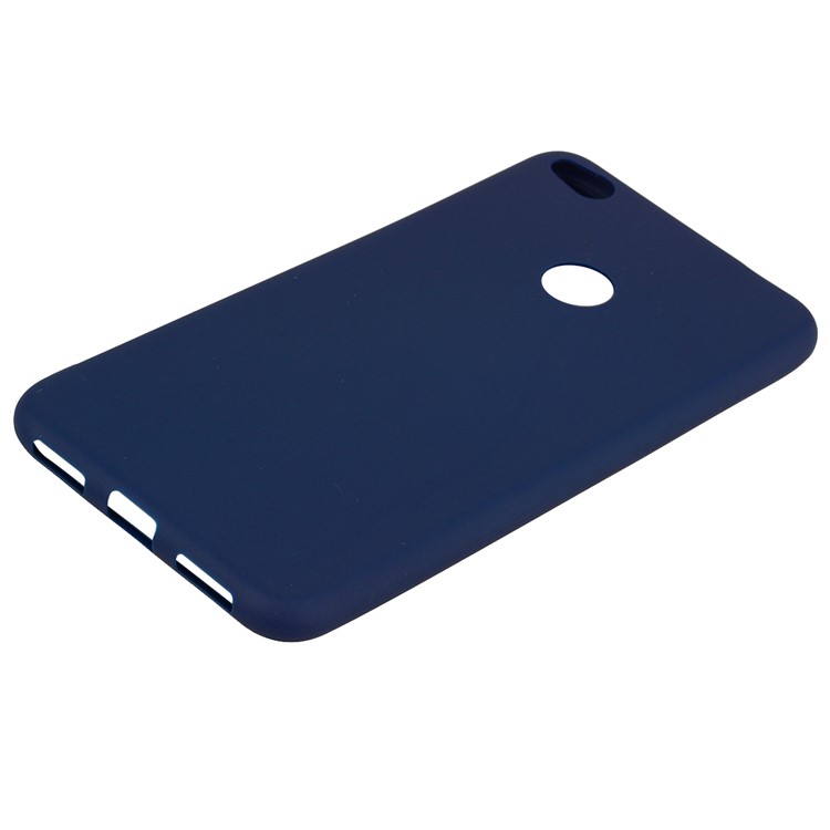 Matte Anti-fingerprint TPU Mobile Protection Shell for Huawei P8 Lite (2017) / Honor 8 Lite - Dark Blue-3