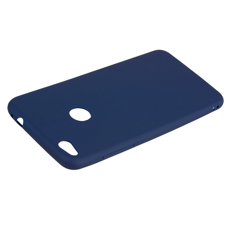 Matte Anti-fingerprint TPU Mobile Protection Shell for Huawei P8 Lite (2017) / Honor 8 Lite - Dark Blue-4