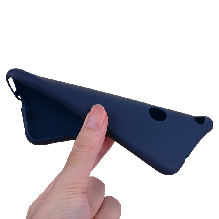 Matte Anti-fingerprint TPU Mobile Protection Shell for Huawei P8 Lite (2017) / Honor 8 Lite - Dark Blue-7
