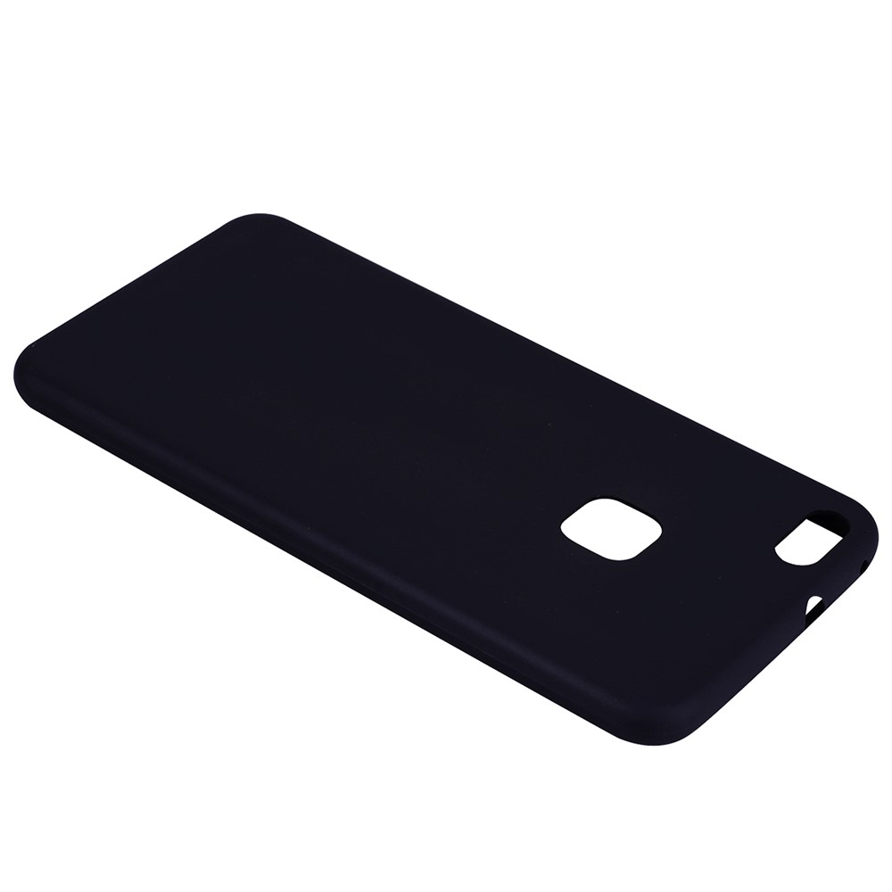 Für Huawei P10 Lite Matte Anti-fingerabdruck Tpu-telefonhülle - Schwarz