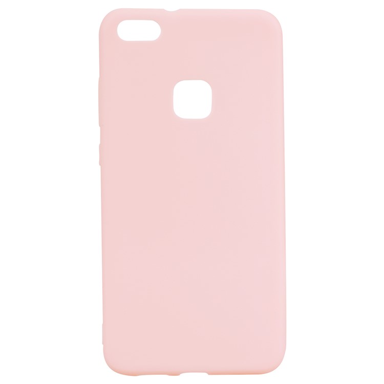 For Huawei P10 Lite Frosted Anti-fingerprint Soft TPU Phone Cover - Pink-2