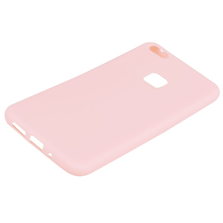 For Huawei P10 Lite Frosted Anti-fingerprint Soft TPU Phone Cover - Pink-3