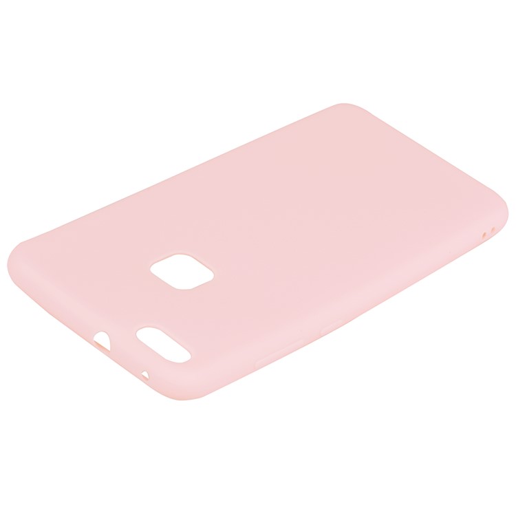 For Huawei P10 Lite Frosted Anti-fingerprint Soft TPU Phone Cover - Pink-4