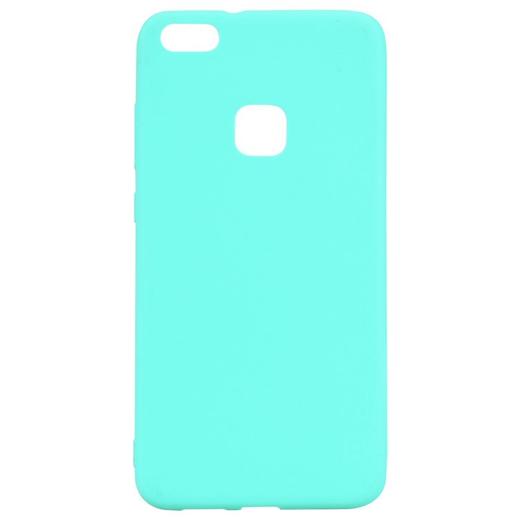 TPU Matte Ultra-thin Anti-fingerprint Phone Cover Shell for Huawei P10 Lite - Cyan-2