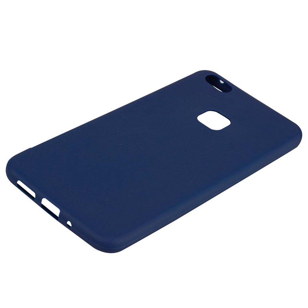 For Huawei P10 Lite Frosted Soft TPU Cell Phone Case Cover - Dark Blue-3