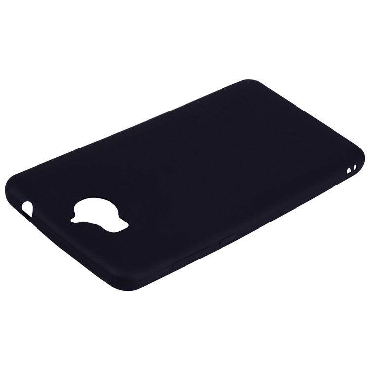 Matte Anti-scratch TPU Phone Case for Huawei Y5 (2017) / Y6 (2017) - Black-4