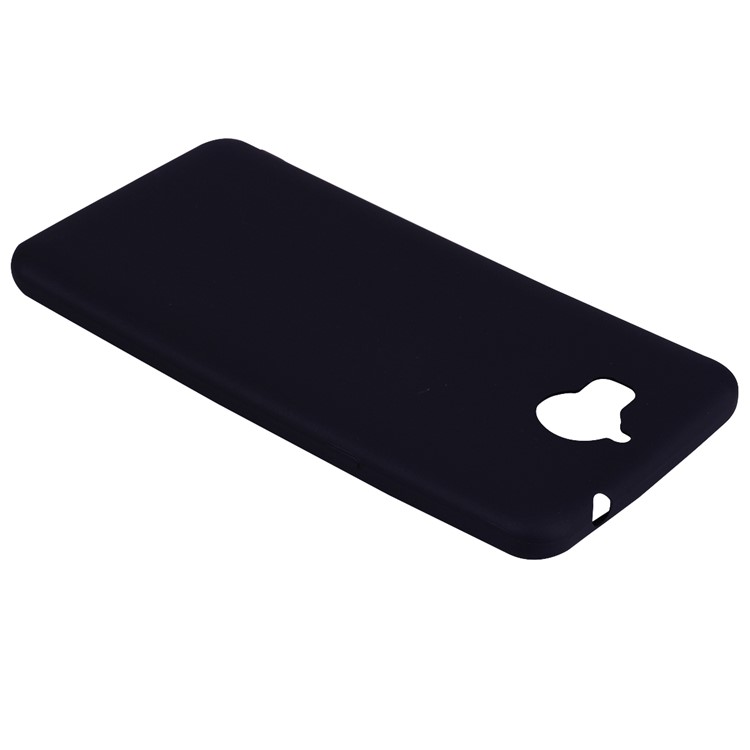 Matte Anti-scratch TPU Phone Case for Huawei Y5 (2017) / Y6 (2017) - Black-5