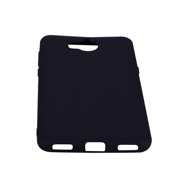 Matte Anti-scratch TPU Phone Case for Huawei Y5 (2017) / Y6 (2017) - Black-6
