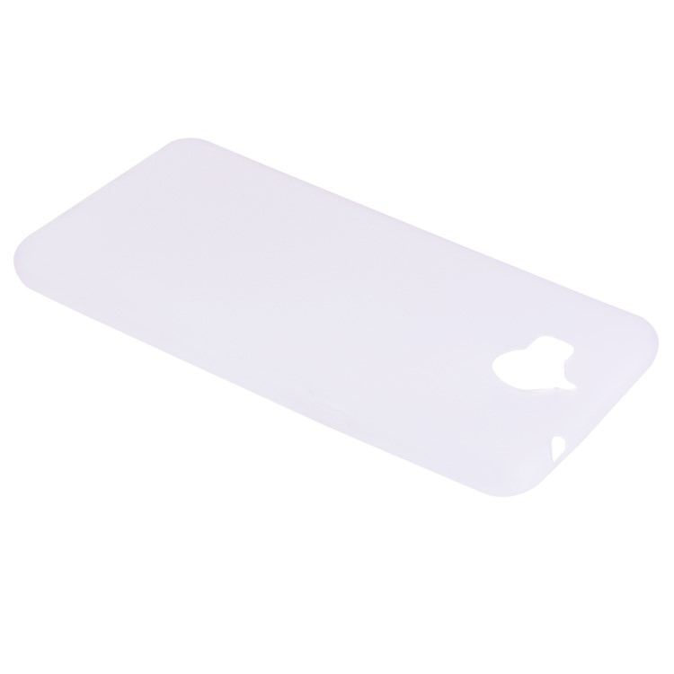 Matte Anti-scratch TPU Phone Cover for Huawei Y5 (2017) / Y6 (2017) - White-5