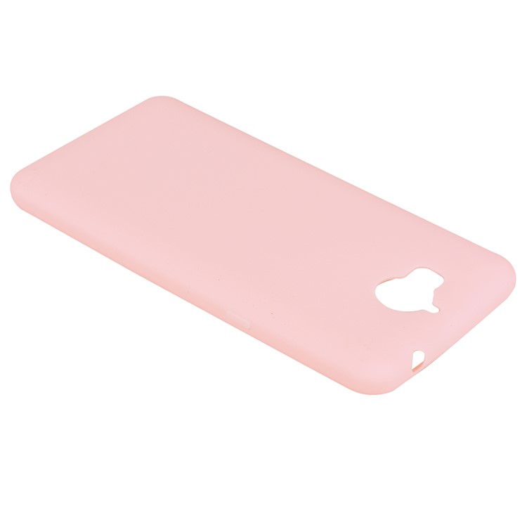 Matte Anti-scratch TPU Phone Shell for Huawei Y5 (2017) / Y6 (2017) - Pink-5