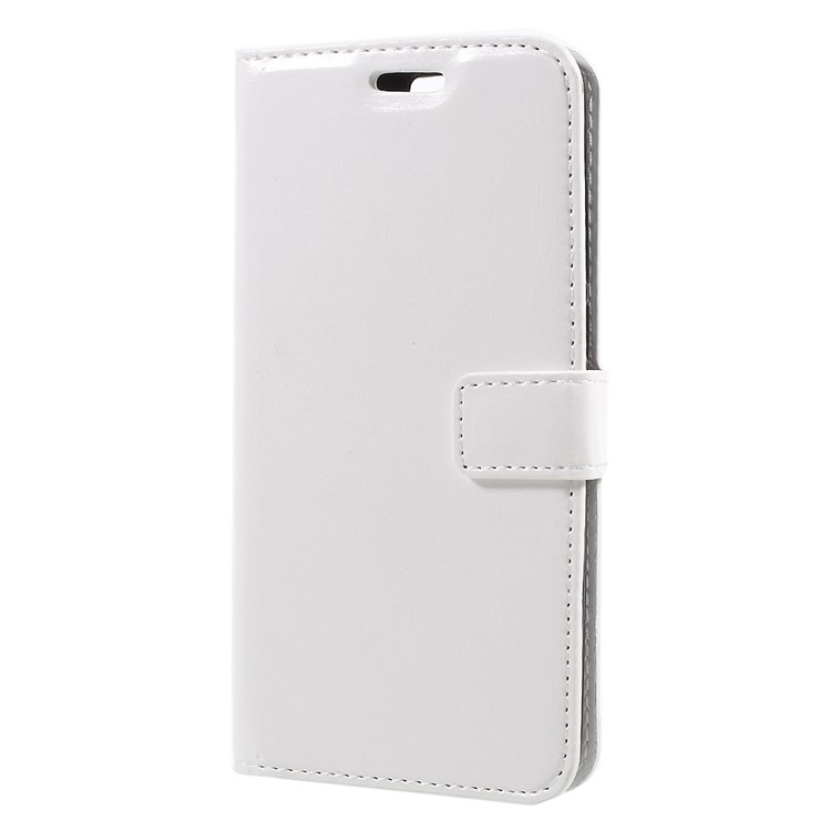 Crazy Horse PU Leather Stand Mobile Phone Case with Card Slots for Huawei Honor 9 - White-2