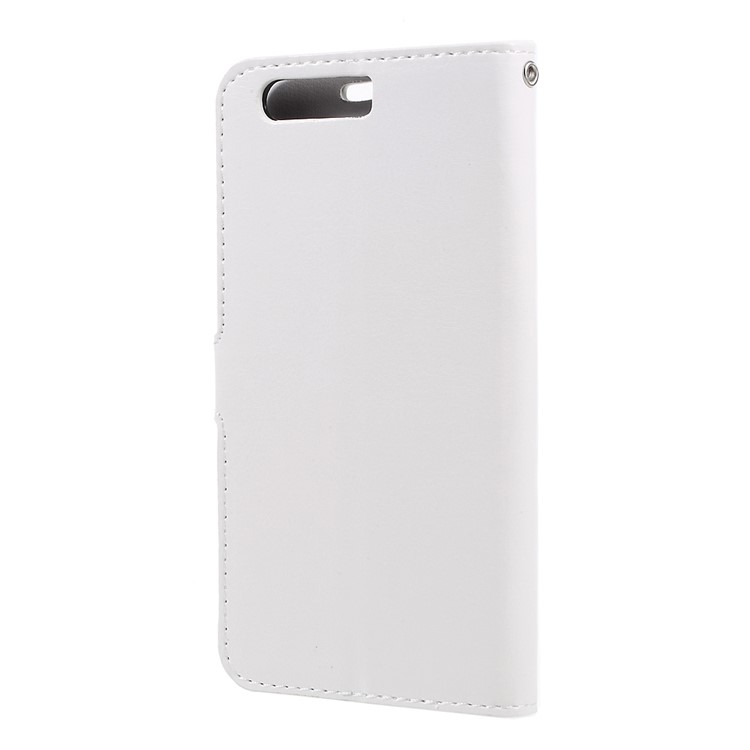 Crazy Horse PU Leather Stand Mobile Phone Case with Card Slots for Huawei Honor 9 - White-3