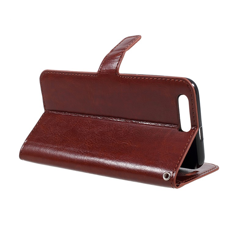 Crazy Horse PU Leather Stand Cover Shell with Card Slots for Huawei Honor 9 - Brown-5