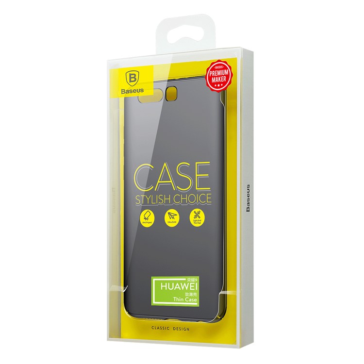 BASEUS Super Slim Matte Finish Hard Case for Huawei Honor 9 - Black-8