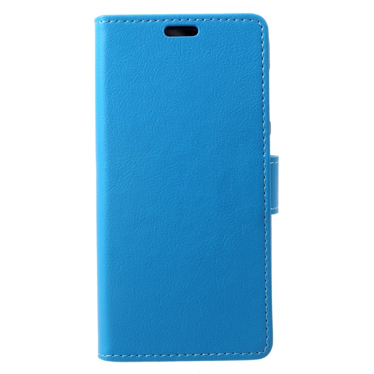 PU Leather Wallet Stand Casing Shell for Huawei P9 lite mini / Enjoy 7 / Y6 Pro (2017) - Blue-1