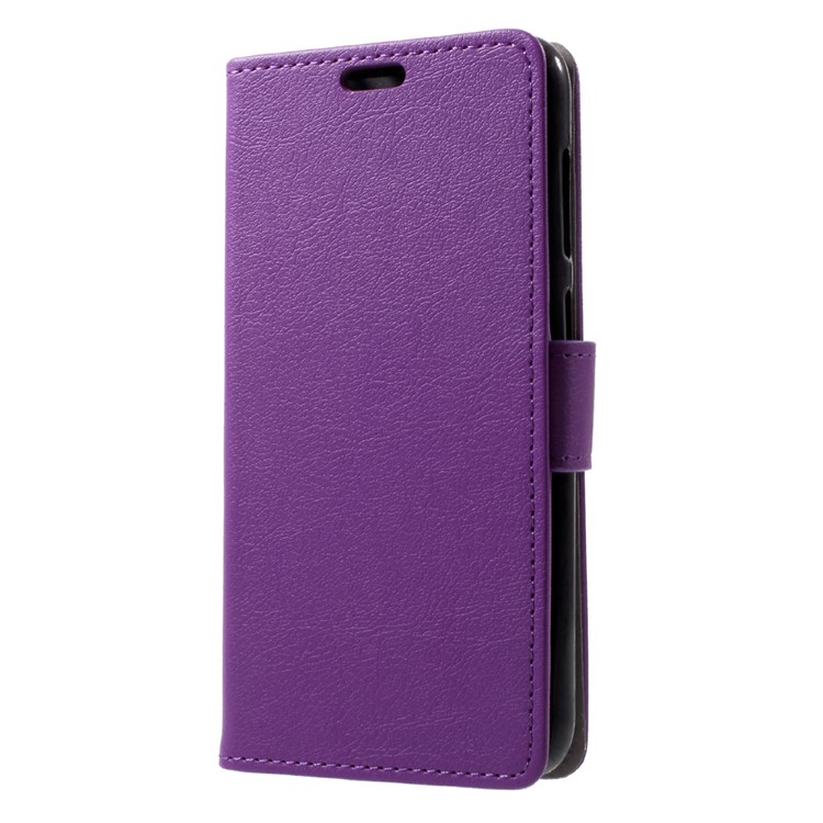 PU Leather Wallet Stand Phone Cover for Huawei P9 lite mini / Enjoy 7 / Y6 Pro (2017) - Purple-3