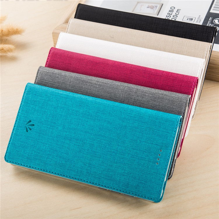 VILI DMX Style Cross Texture Card Holder Leather Cover for Huawei Honor 6A/Honor 5C pro - Rose-2