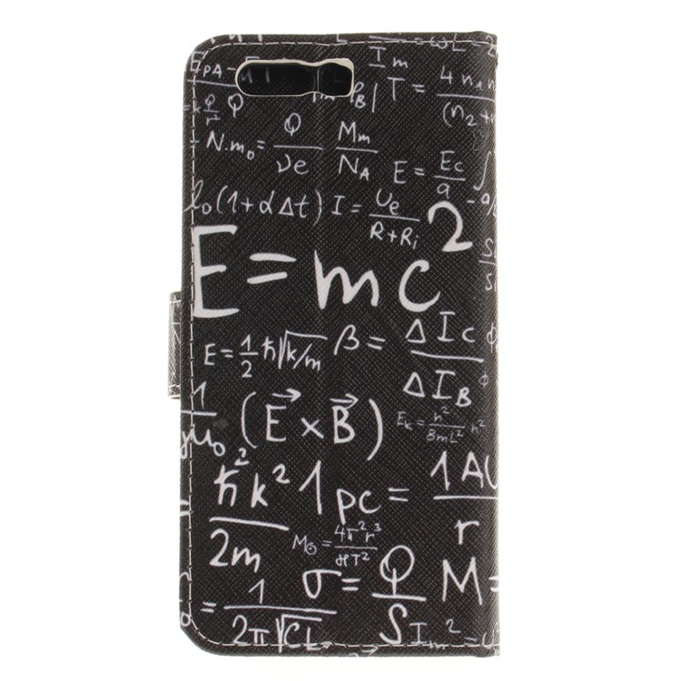 For Huawei Honor 9 Printing Pattern Wallet Folio PU Leather Phone Case Accessory - Formula-3