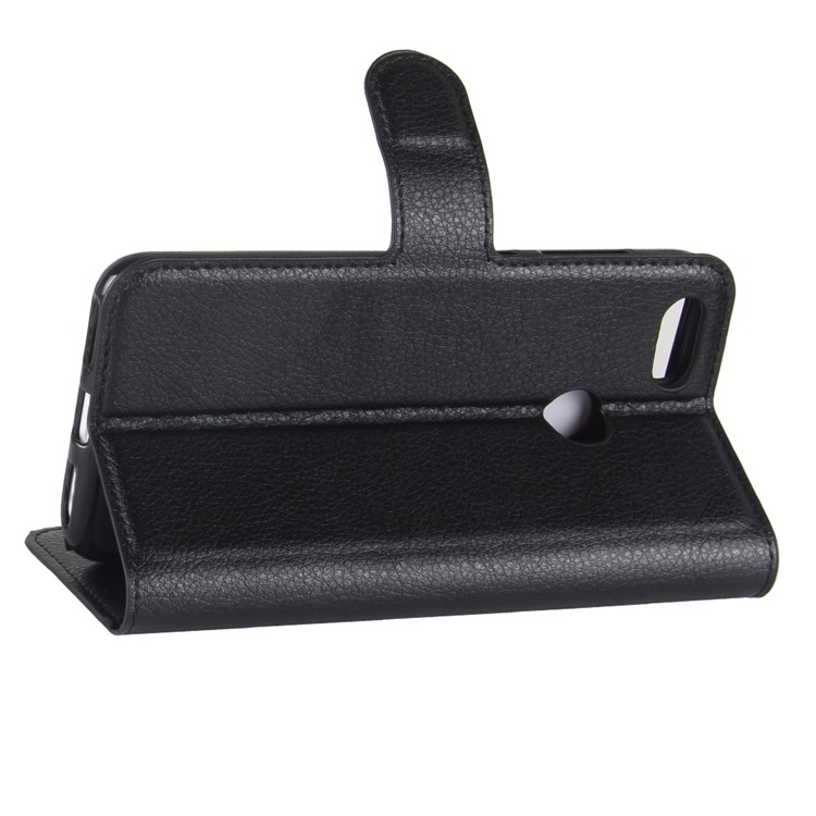 Litchi Texture Wallet Leather Stand Case for Huawei Enjoy 7 - Black-5