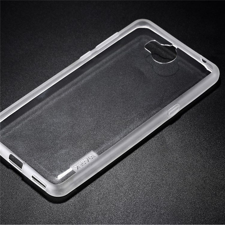 X-LEVEL Anti-slip Crystal Clear TPU Phone Case for Huawei Y5 (2017) - Transparent-3