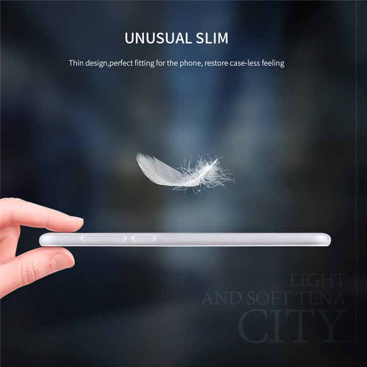 X-LEVEL Anti-slip Crystal Clear TPU Phone Case for Huawei Y5 (2017) - Transparent-6